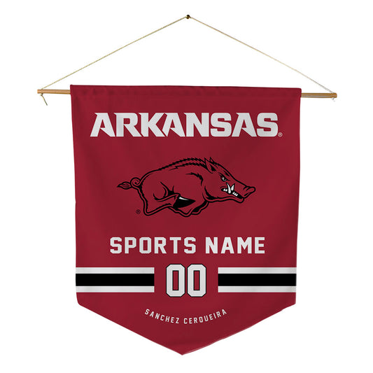 Arkansas - NCAA Women's Basketball : Cristina Sanchez Cerqueira - Pennant - 18" x 21"-0