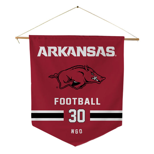 Arkansas - NCAA Football : Ashton Ngo - Pennant - 18" x 21"-0