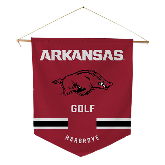 Arkansas - NCAA Men's Golf : Rex Hargrove - Pennant - 18" x 21"-0