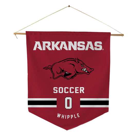 Arkansas - NCAA Women's Soccer : Peyton Whipple - Pennant - 18" x 21"-0