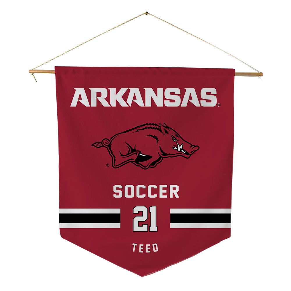 Arkansas - NCAA Women's Soccer : Molly Teed - Pennant - 18" x 21"-0