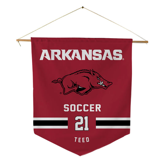 Arkansas - NCAA Women's Soccer : Molly Teed - Pennant - 18" x 21"-0