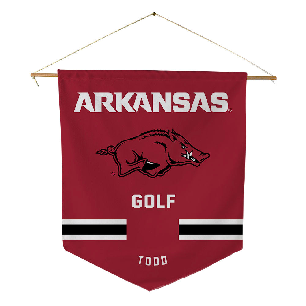 Arkansas - NCAA Women's Golf : Kendall Todd - Pennant - 18" x 21"-0
