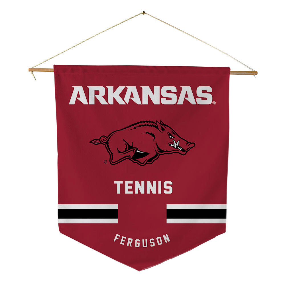Arkansas - NCAA Women's Tennis : Katie Ferguson - Pennant - 18" x 21"-0
