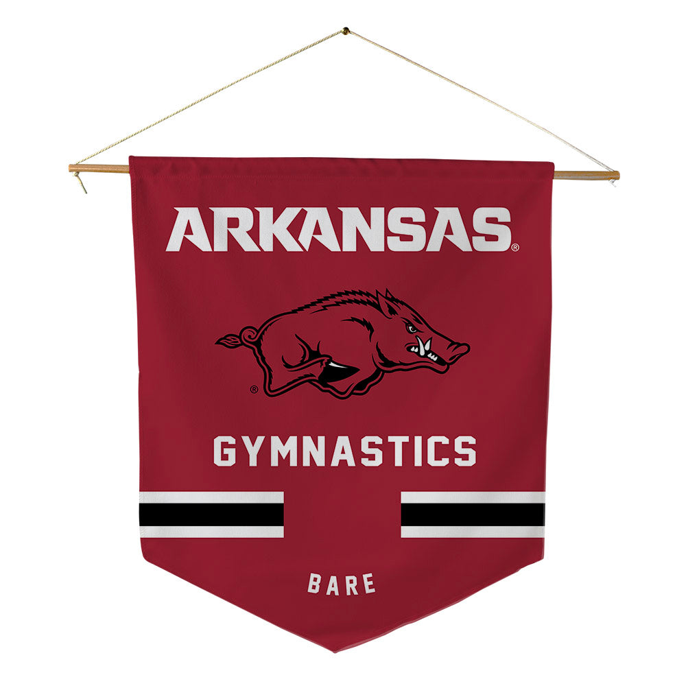 Arkansas - NCAA Women's Gymnastics : Addison Bare - Pennant - 18" x 21"-0
