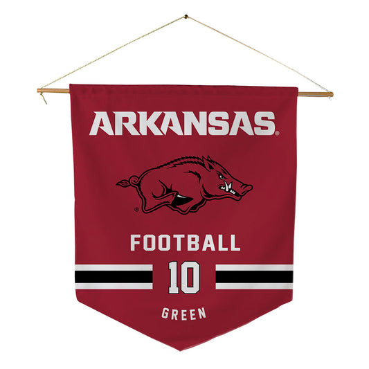 Arkansas - NCAA Football : Taylen Green - Pennant - 18" x 21"-0