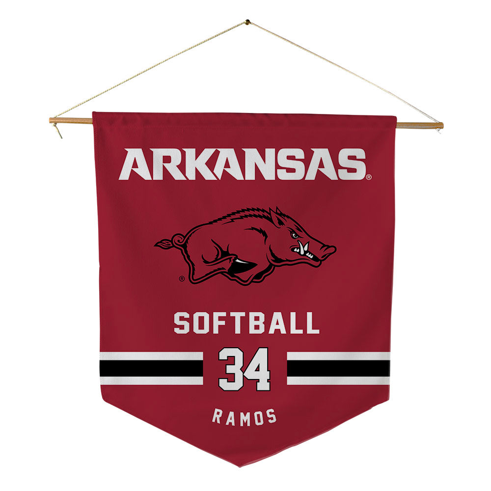 Arkansas - NCAA Softball : Jayden Ramos - Pennant - 18" x 21"-0