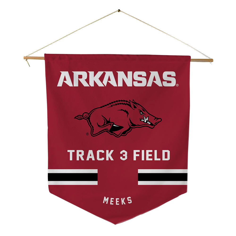 Arkansas - NCAA Women's Track & Field : Alana Meeks - Pennant - 18" x 21"-0