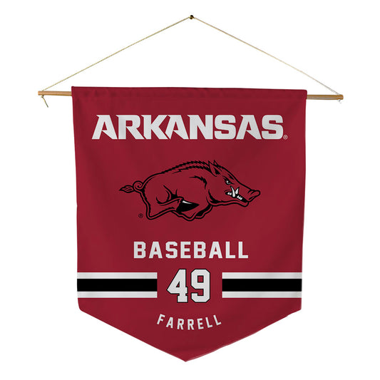 Arkansas - NCAA Baseball : Jackson Farrell - Pennant - 18" x 21"-0
