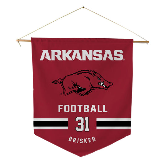 Arkansas - NCAA Football : Blake Brisker - Pennant - 18" x 21"-0