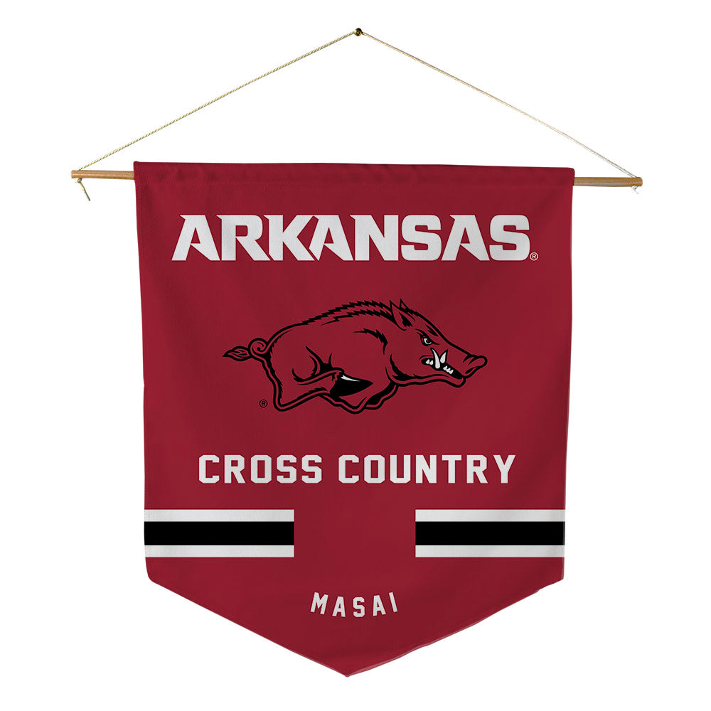 Arkansas - NCAA Men's Cross Country : Brian Masai - Pennant - 18" x 21"-0