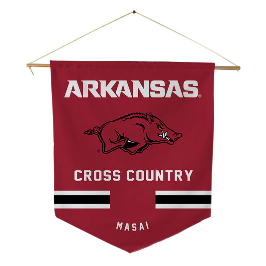 Arkansas - NCAA Men's Cross Country : Brian Masai - Pennant - 18" x 21"-0