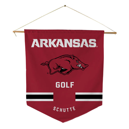 Arkansas - NCAA Women's Golf : Abbey Schutte - Pennant - 18" x 21"-0