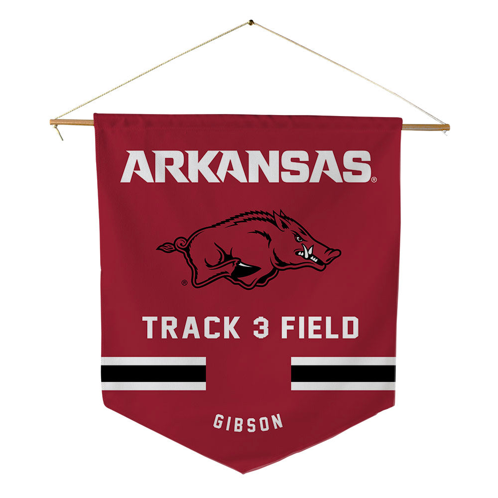 Arkansas - NCAA Women's Track & Field : Jayda Gibson - Pennant - 18" x 21"-0