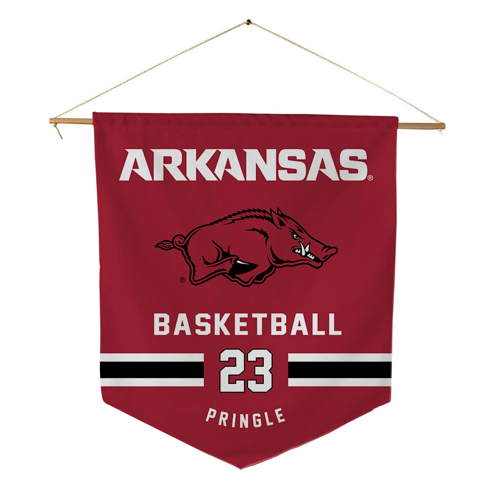 Arkansas - NCAA Men's Basketball : Nick Pringle - Pennant - 18" x 21"-0