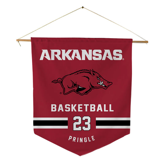 Arkansas - NCAA Men's Basketball : Nick Pringle - Pennant - 18" x 21"-0