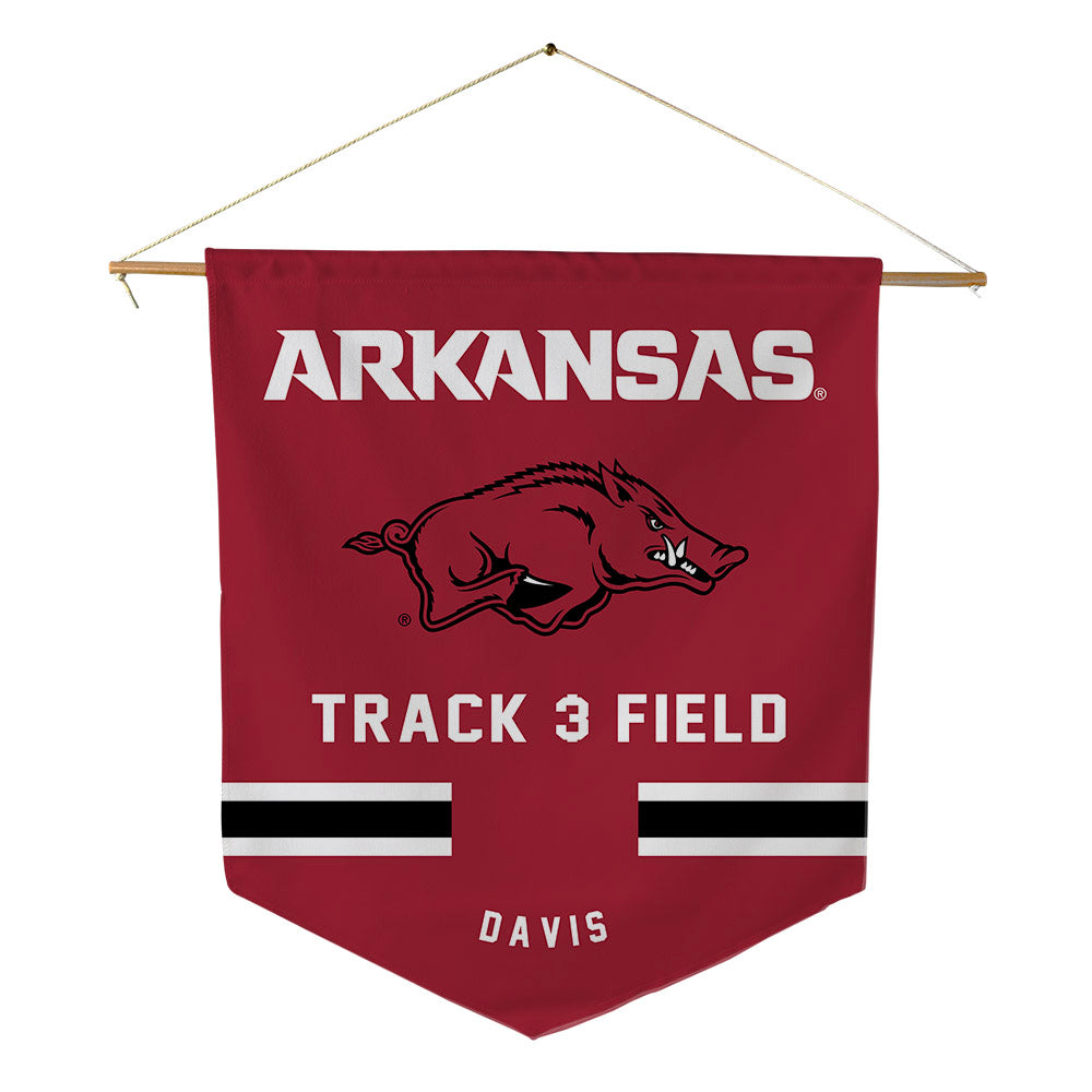 Arkansas - NCAA Women's Track & Field : Kayla Davis - Pennant - 18" x 21"-0