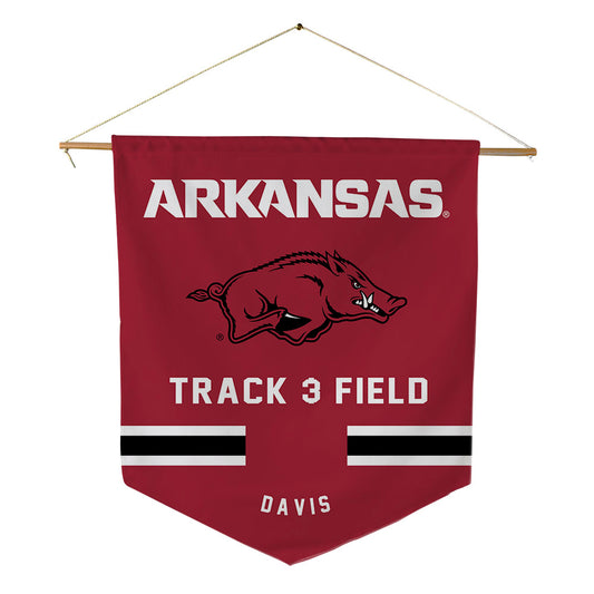 Arkansas - NCAA Women's Track & Field : Kayla Davis - Pennant - 18" x 21"-0
