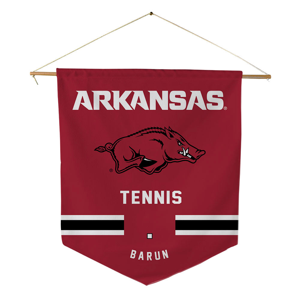Arkansas - NCAA Men's Tennis : Bozo Barun - Pennant - 18" x 21"-0