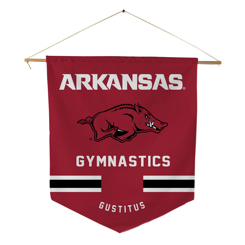 Arkansas - NCAA Women's Gymnastics : Madison Gustitus - Pennant - 18" x 21"-0