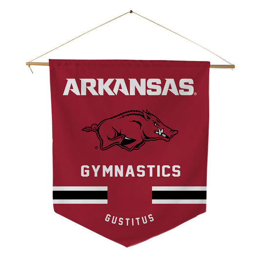 Arkansas - NCAA Women's Gymnastics : Madison Gustitus - Pennant - 18" x 21"-0