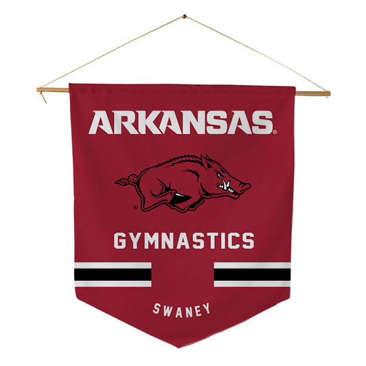 Arkansas - NCAA Women's Gymnastics : Cally Swaney - Pennant - 18" x 21"-0