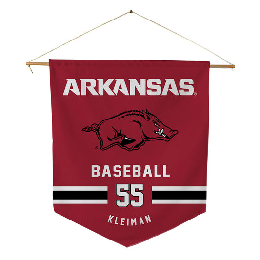 Arkansas - NCAA Baseball : Brendan Kleiman - Pennant - 18" x 21"-0