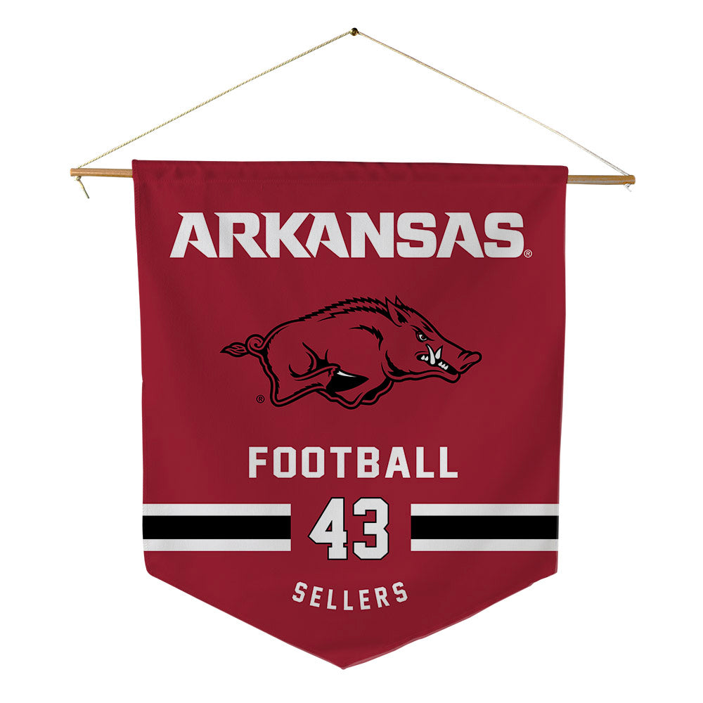 Arkansas - NCAA Football : Trent Sellers - Pennant - 18" x 21"-0