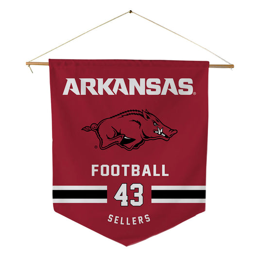 Arkansas - NCAA Football : Trent Sellers - Pennant - 18" x 21"-0