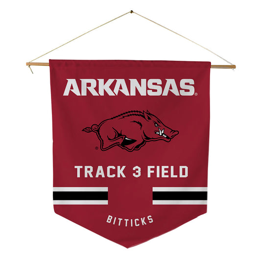 Arkansas - NCAA Men's Track & Field : Donovan Bitticks - Pennant - 18" x 21"-0