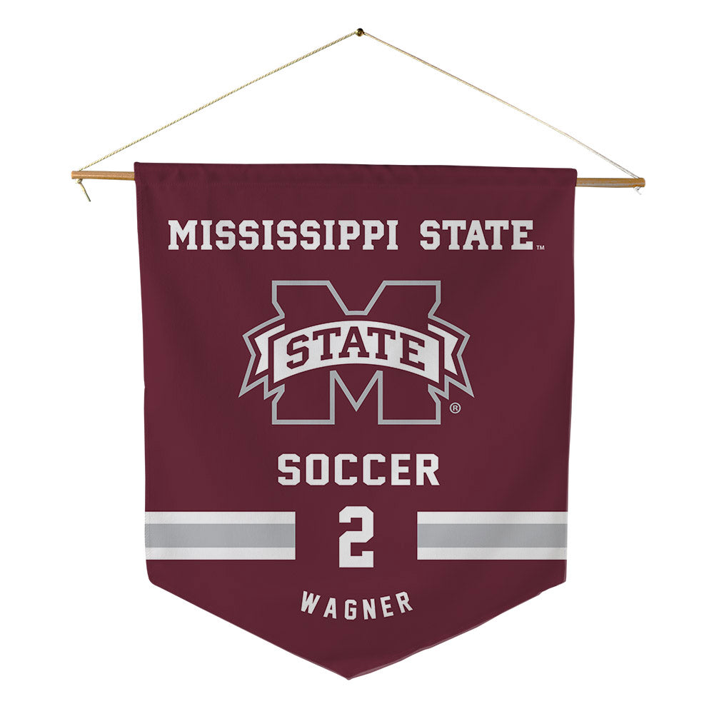 Mississippi State - NCAA Women's Soccer : Chelsea Wagner - Pennant - 18" x 21"-0