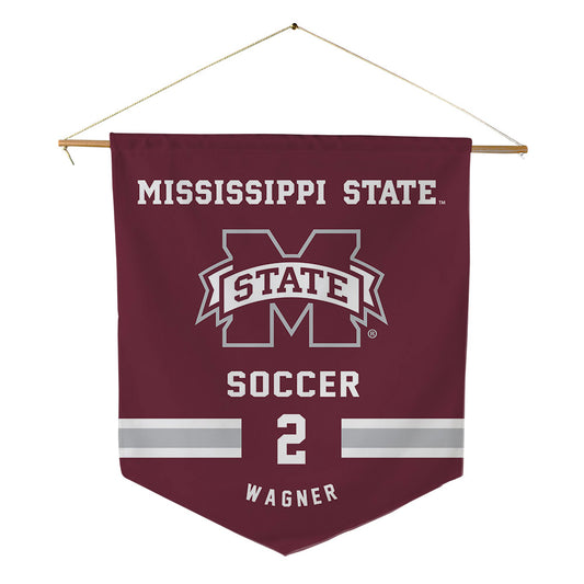 Mississippi State - NCAA Women's Soccer : Chelsea Wagner - Pennant - 18" x 21"-0