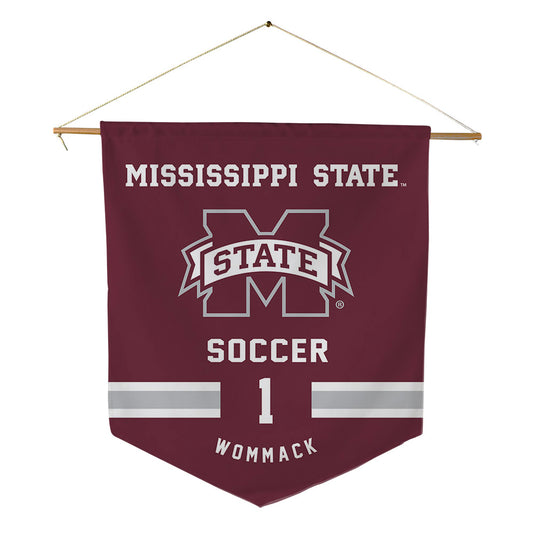 Mississippi State - NCAA Women's Soccer : Sarah Wommack - Pennant - 18" x 21"-0