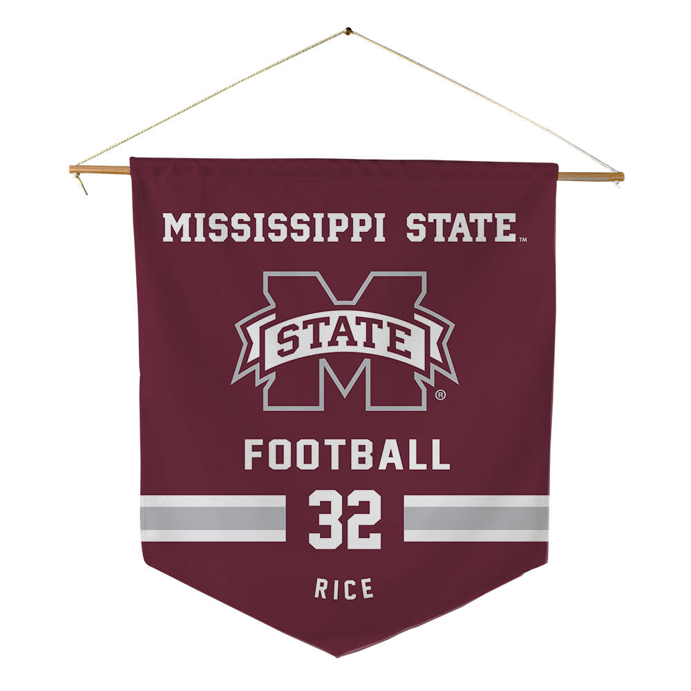 Mississippi State - NCAA Football : AJ Rice - Pennant - 18" x 21"-0