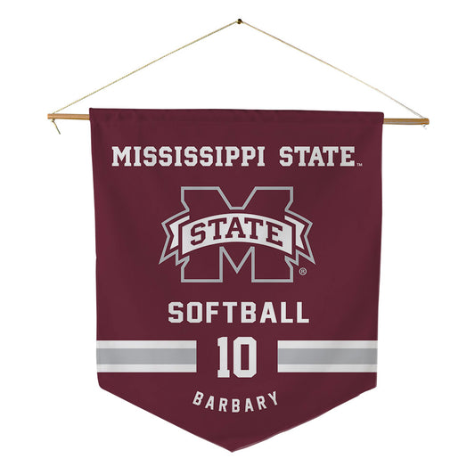 Mississippi State - NCAA Softball : Nadia Barbary - Pennant - 18" x 21"-0