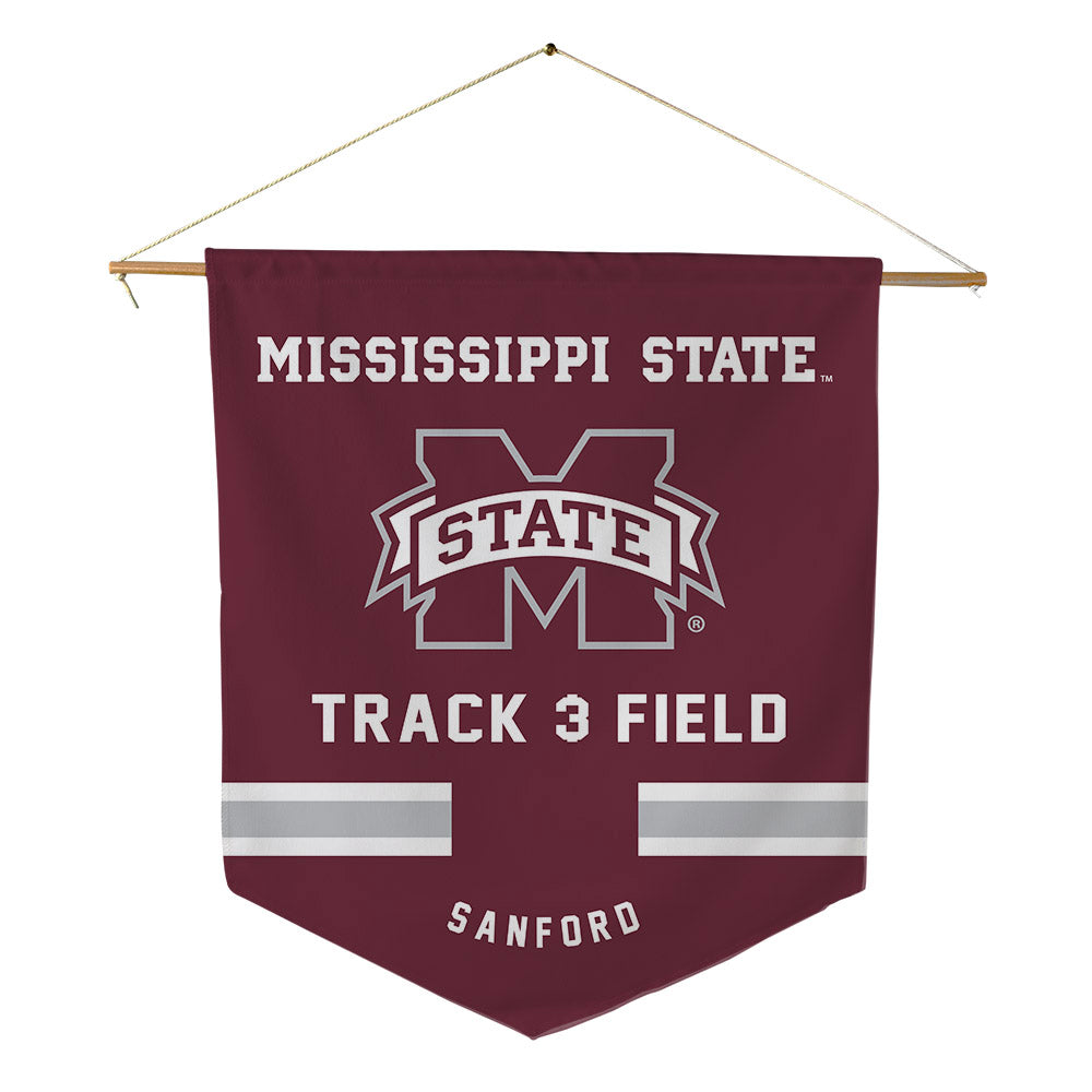 Mississippi State - NCAA Men's Track & Field : Braxton Sanford - Pennant - 18" x 21"-0
