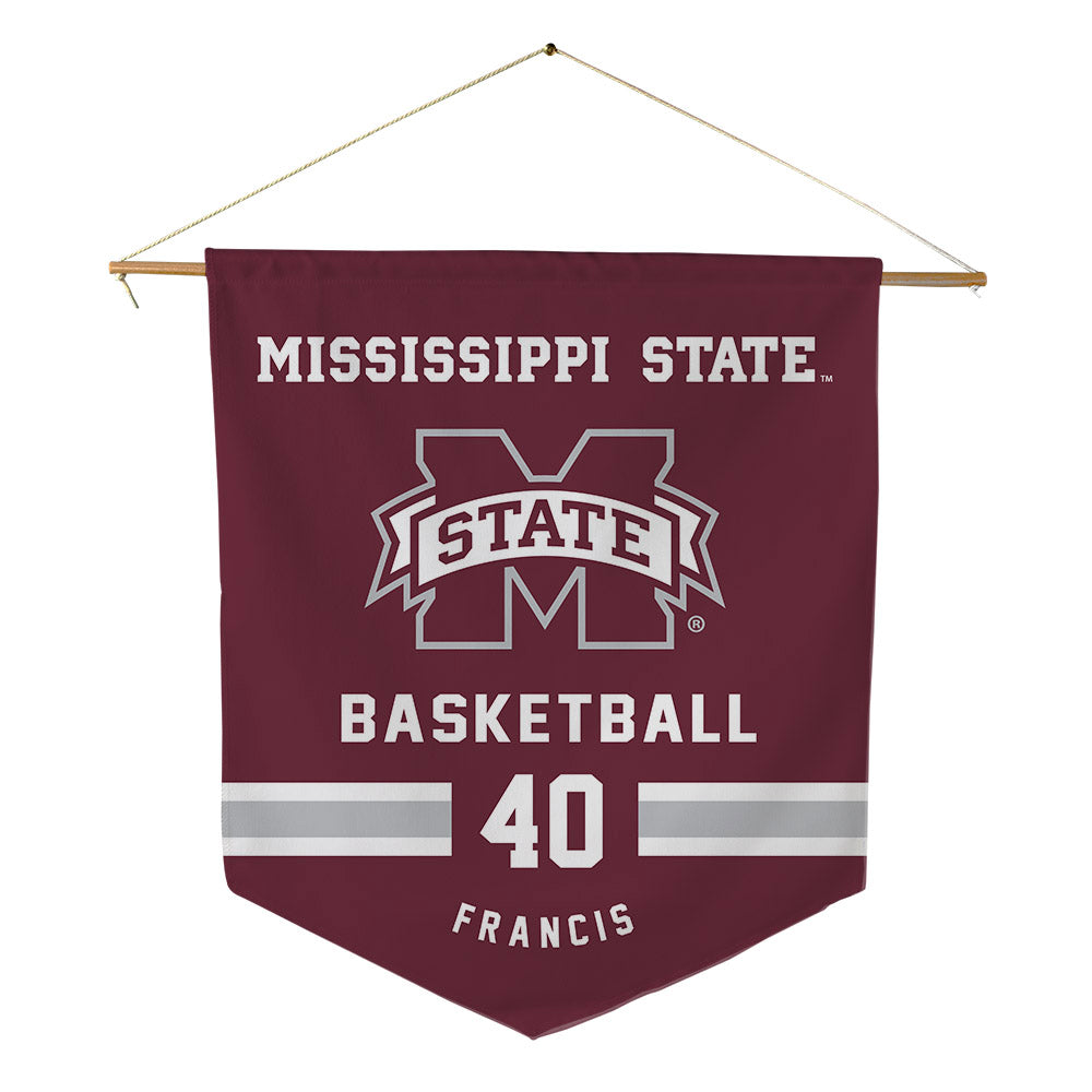 Mississippi State - NCAA Women's Basketball : Madison Francis - Pennant - 18" x 21"-0