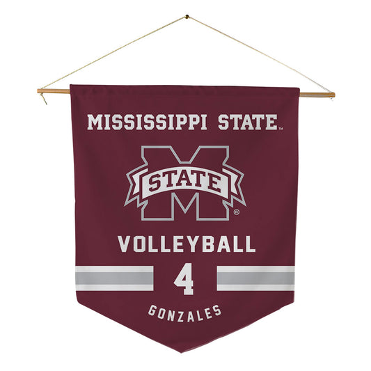 Mississippi State - NCAA Women's Volleyball : Zoe Gonzales - Pennant - 18" x 21"-0