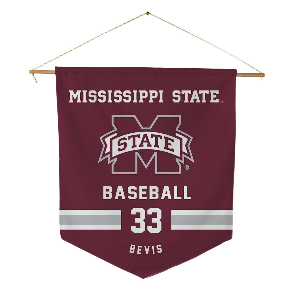 Mississippi State - NCAA Baseball : Blake Bevis - Pennant - 18" x 21"-0