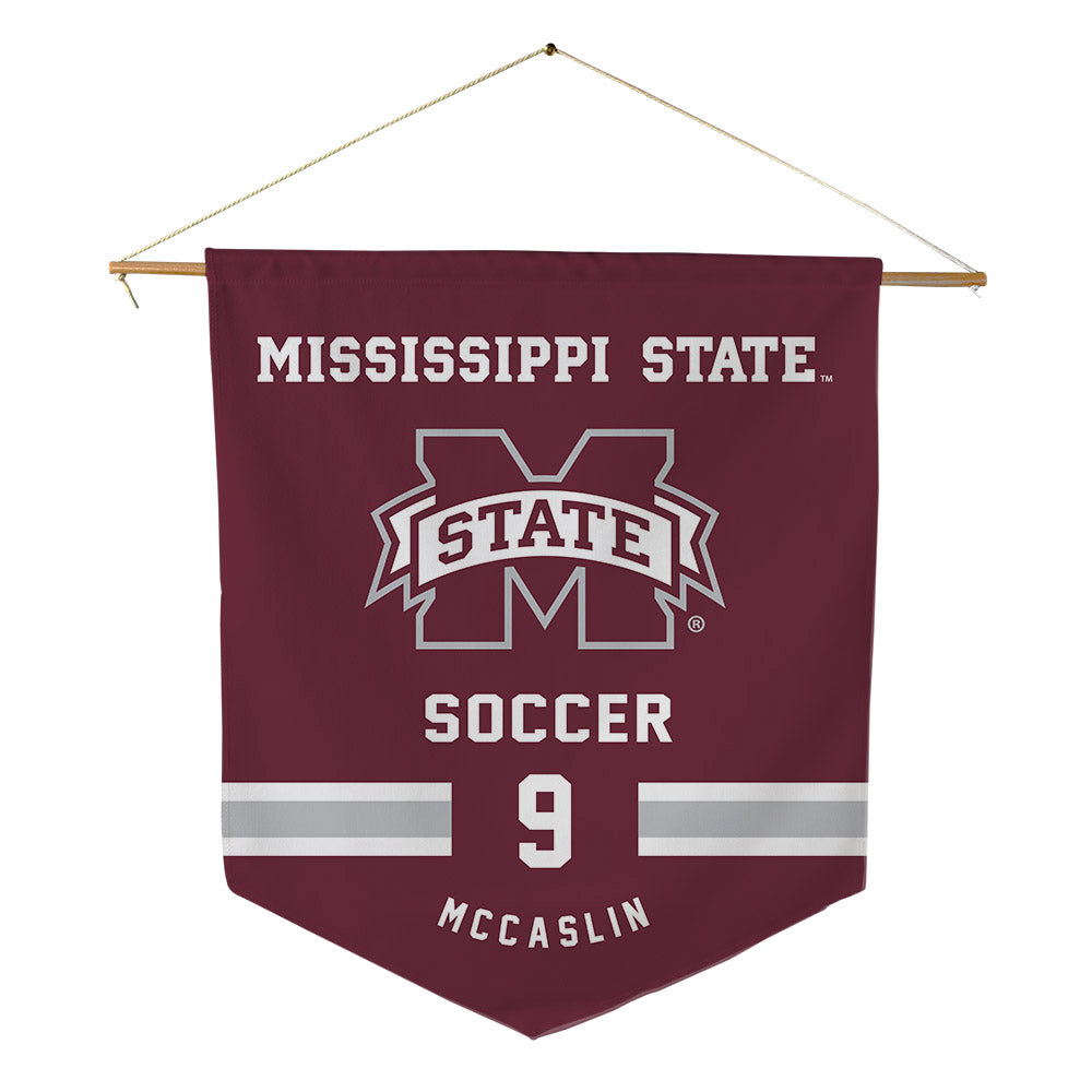 Mississippi State - NCAA Women's Soccer : Gabrielle Mccaslin - Pennant - 18" x 21"-0