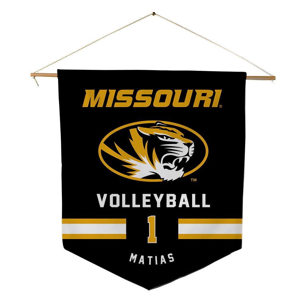 Missouri - NCAA Women's Volleyball : Zoey Matias - Pennant - 18" x 21"-0