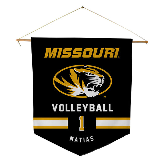Missouri - NCAA Women's Volleyball : Zoey Matias - Pennant - 18" x 21"-0