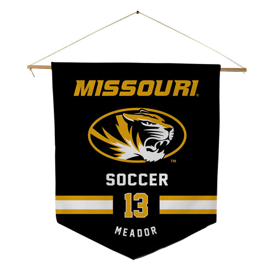 Missouri - NCAA Women's Soccer : Morgan Meador - Pennant - 18" x 21"-0