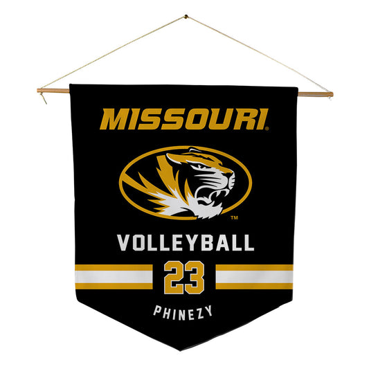 Missouri - NCAA Women's Volleyball : Tia Phinezy - Pennant - 18" x 21"-0