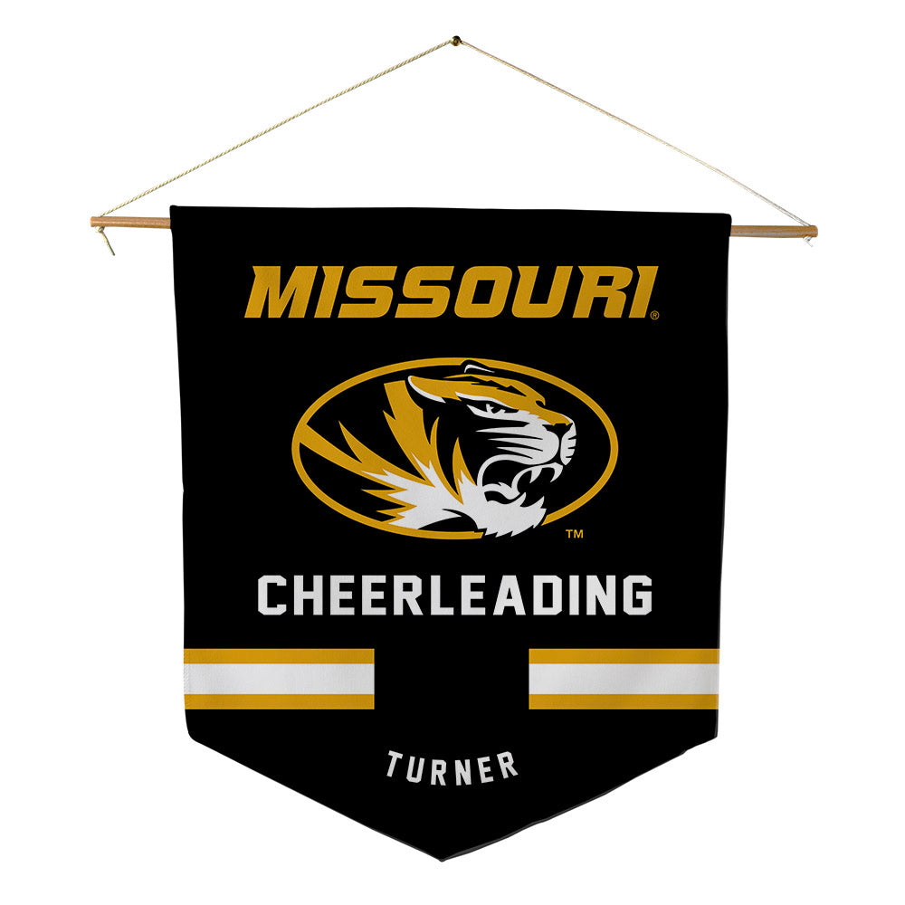 Missouri - NCAA Cheerleading : Michael Turner - Pennant - 18" x 21"-0