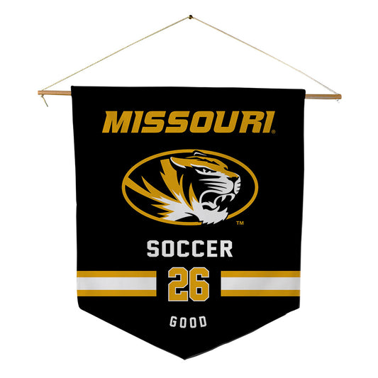 Missouri - NCAA Women's Soccer : Keegan Good - Pennant - 18" x 21"-0