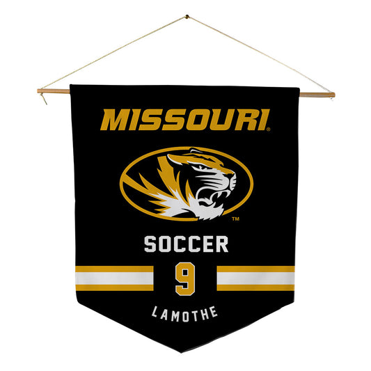 Missouri - NCAA Women's Soccer : Ava Lamothe - Pennant - 18" x 21"-0