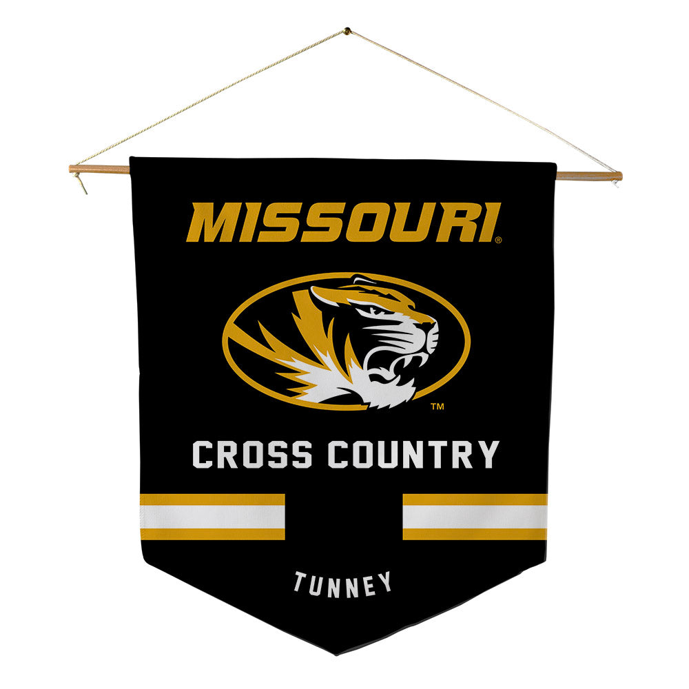 Missouri - NCAA Men's Cross Country : Declan Tunney - Pennant - 18" x 21"-0
