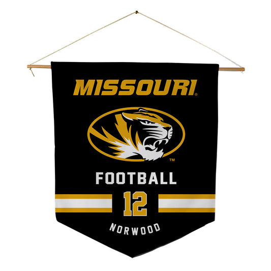 Missouri - NCAA Football : Dreyden Norwood - Pennant - 18" x 21"-0