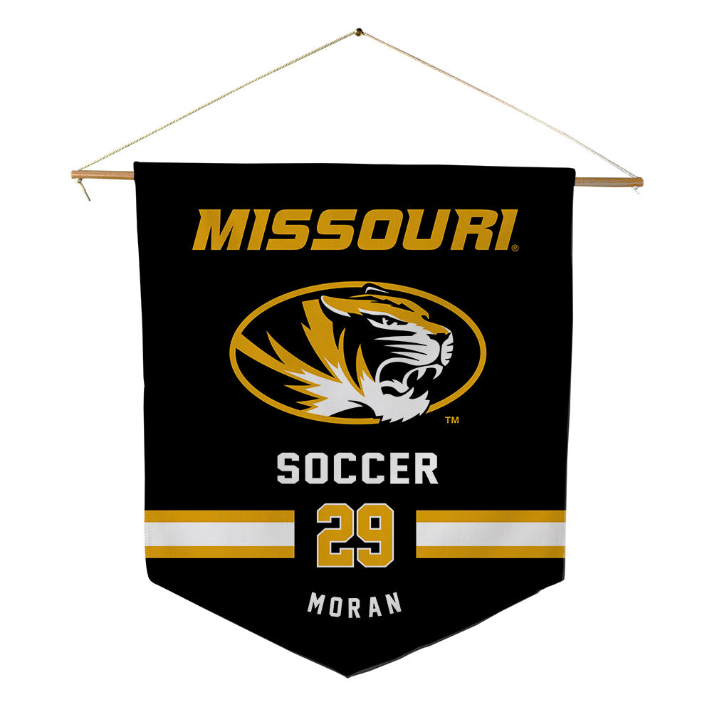 Missouri - NCAA Women's Soccer : McKenna Moran - Pennant - 18" x 21"-0